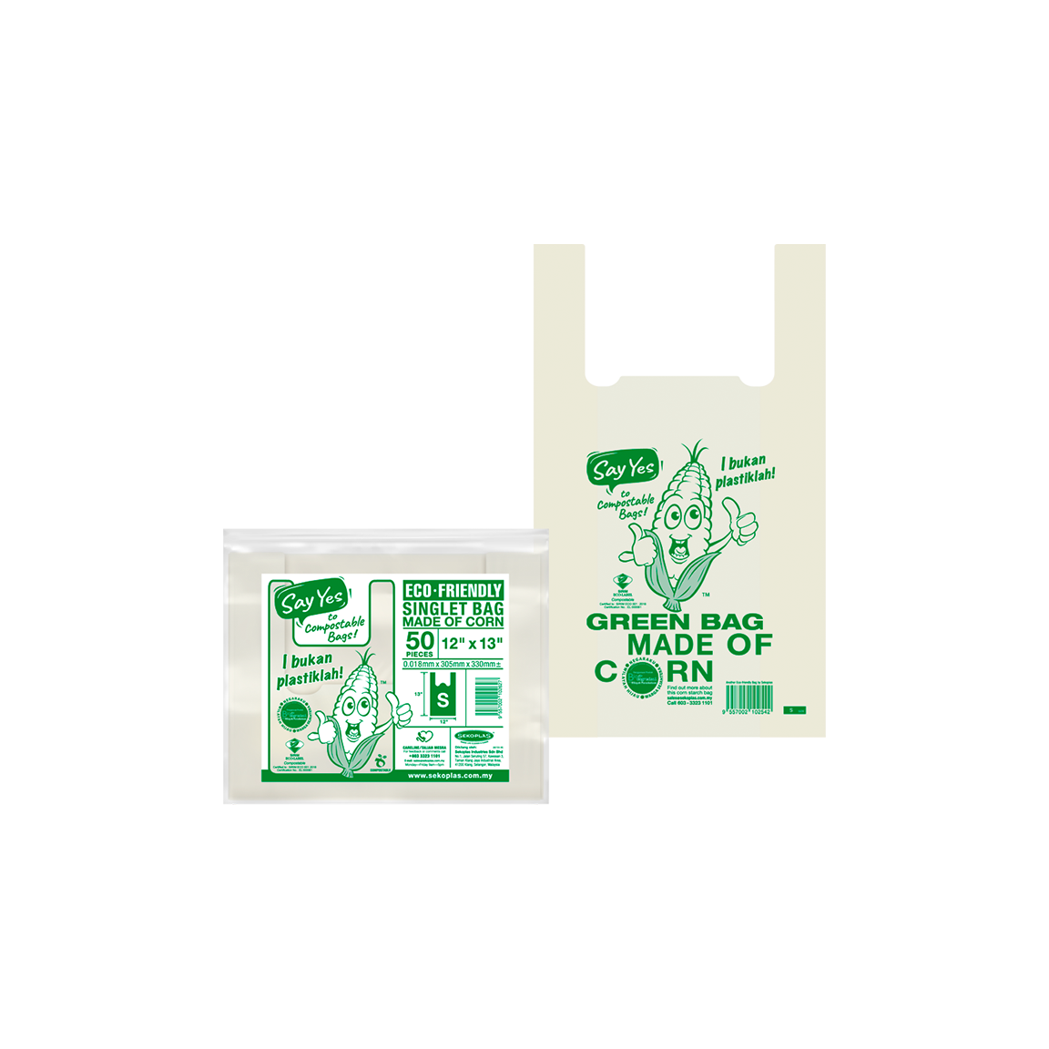 Shopping Compostable Carrier Bags