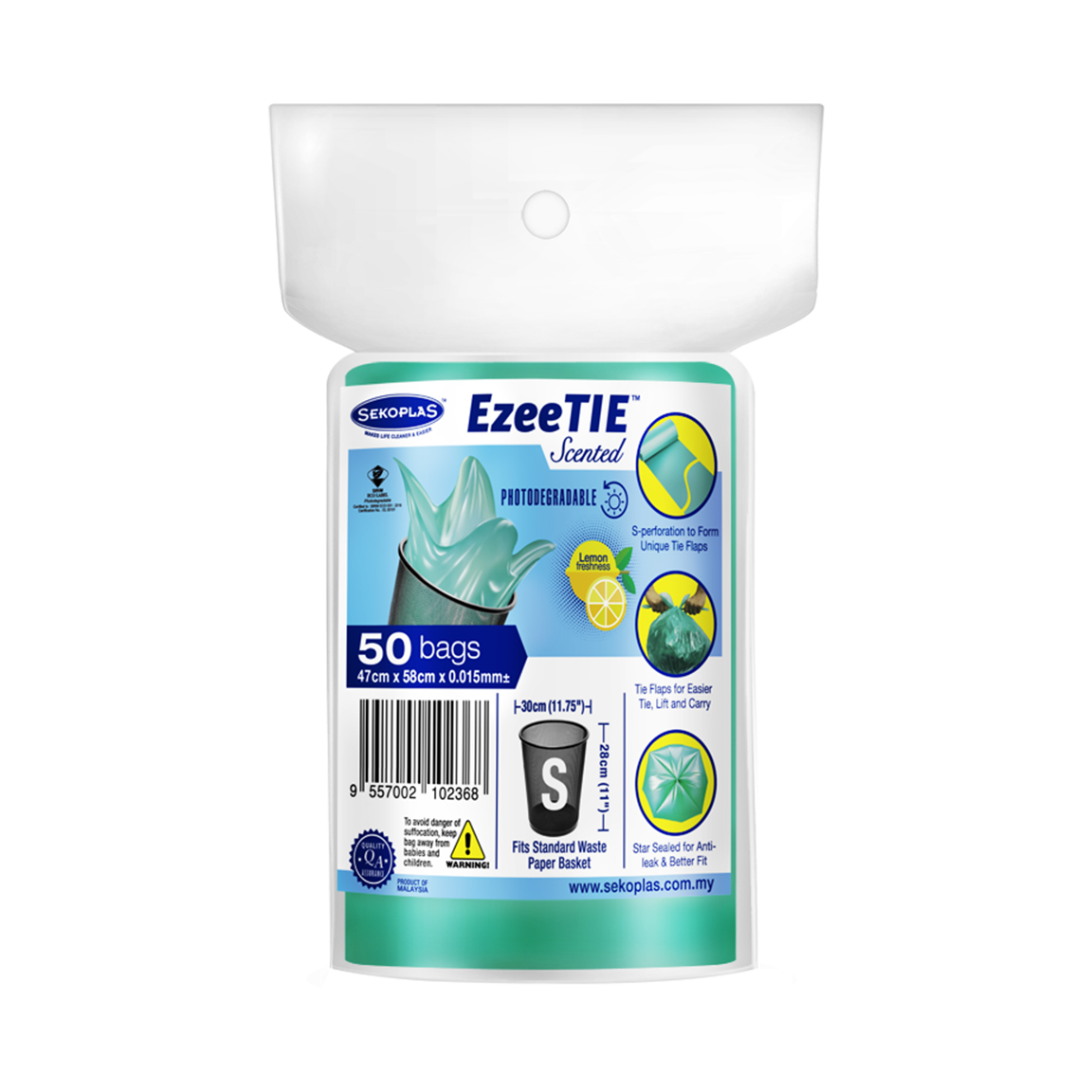 EzeeTIE™ HDPE Scented Garbage Bags (Small)